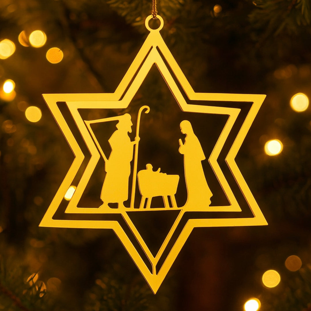 Baumschmuck aus Messing
