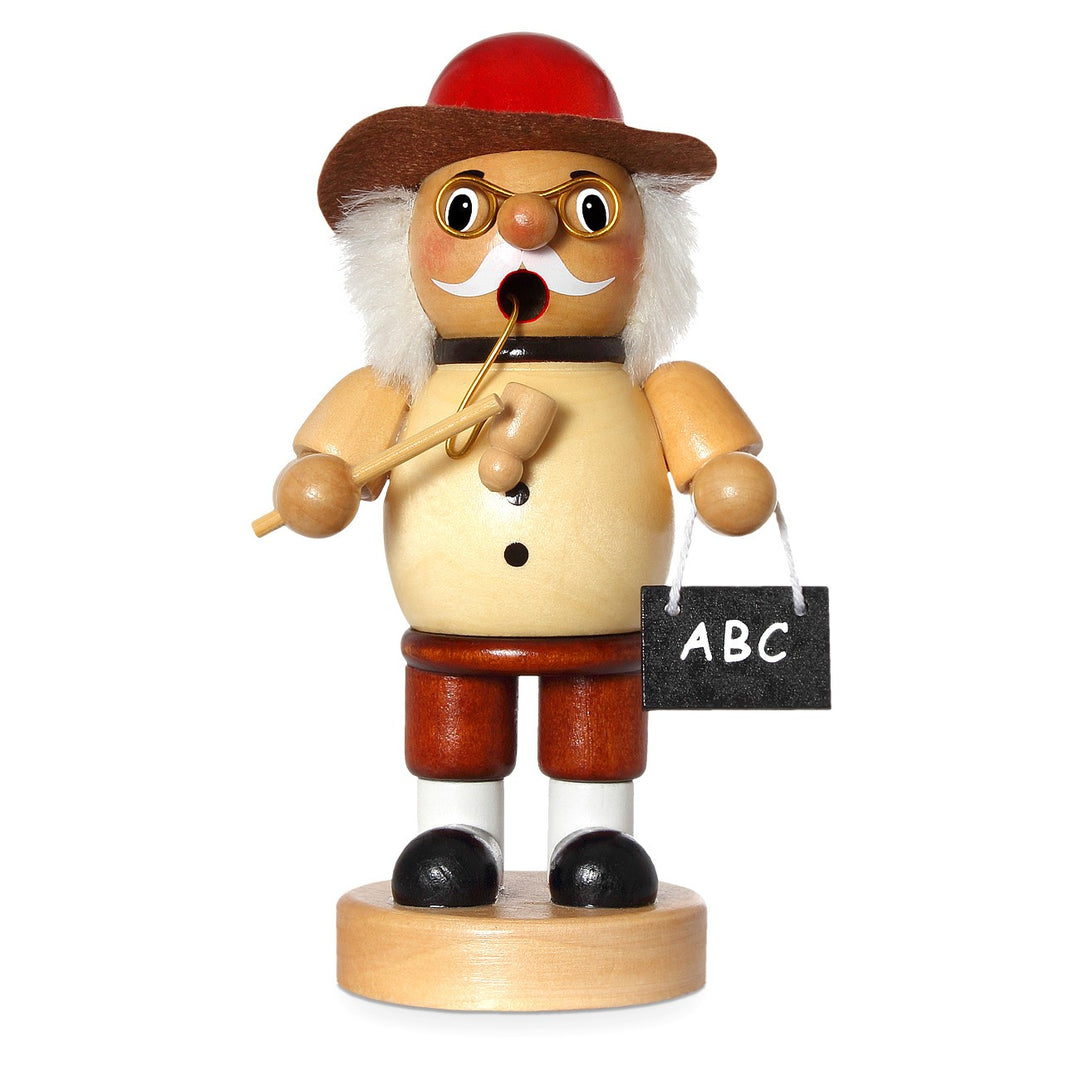 SIKORA Holz Räuchermännchen / Lehrer - H: 17cm