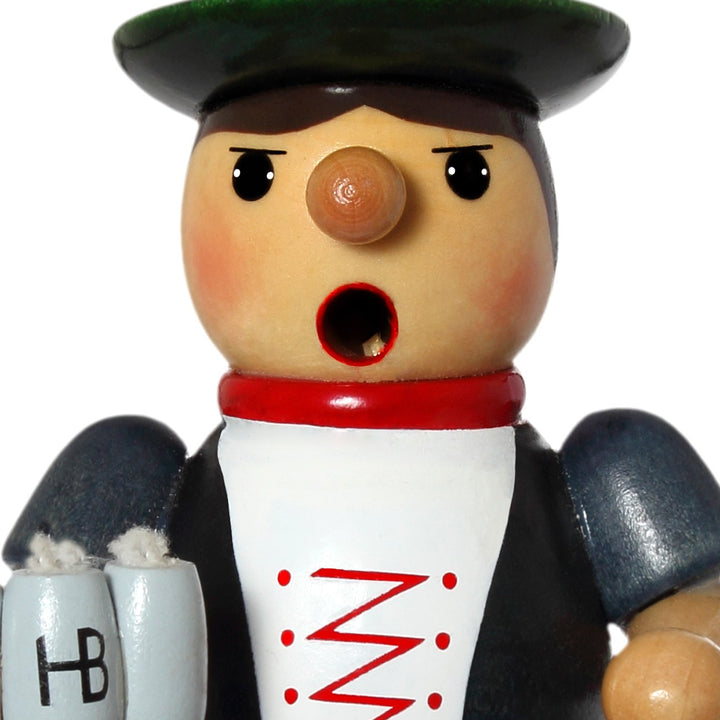 SIKORA Holz Räuchermännchen / Bierbedienung - H: 17cm