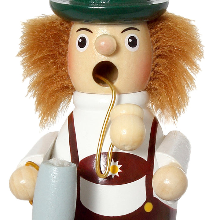 SIKORA Holz Räuchermännchen / Biertrinker - H: 13cm