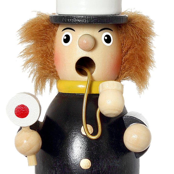SIKORA Holz Räuchermännchen / Polizist - H: 13cm