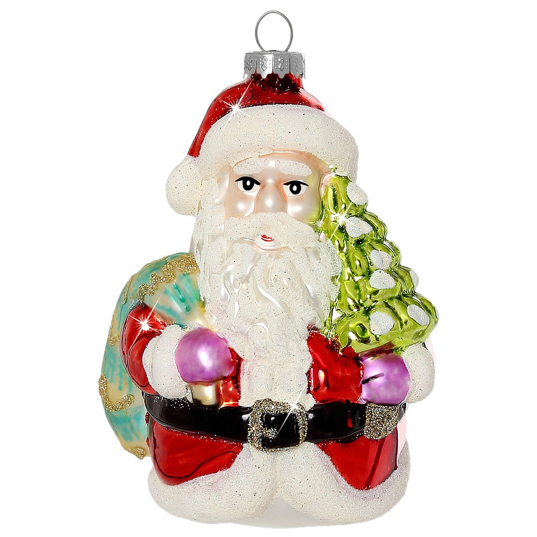 Weihnachtsmann mit Tannenbaum No.368