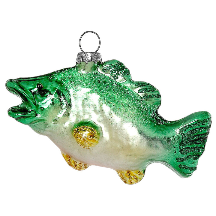 SIKORA BS339 Fisch Christbaumschmuck Glas Figur Weihnachtsbaum Anhänger