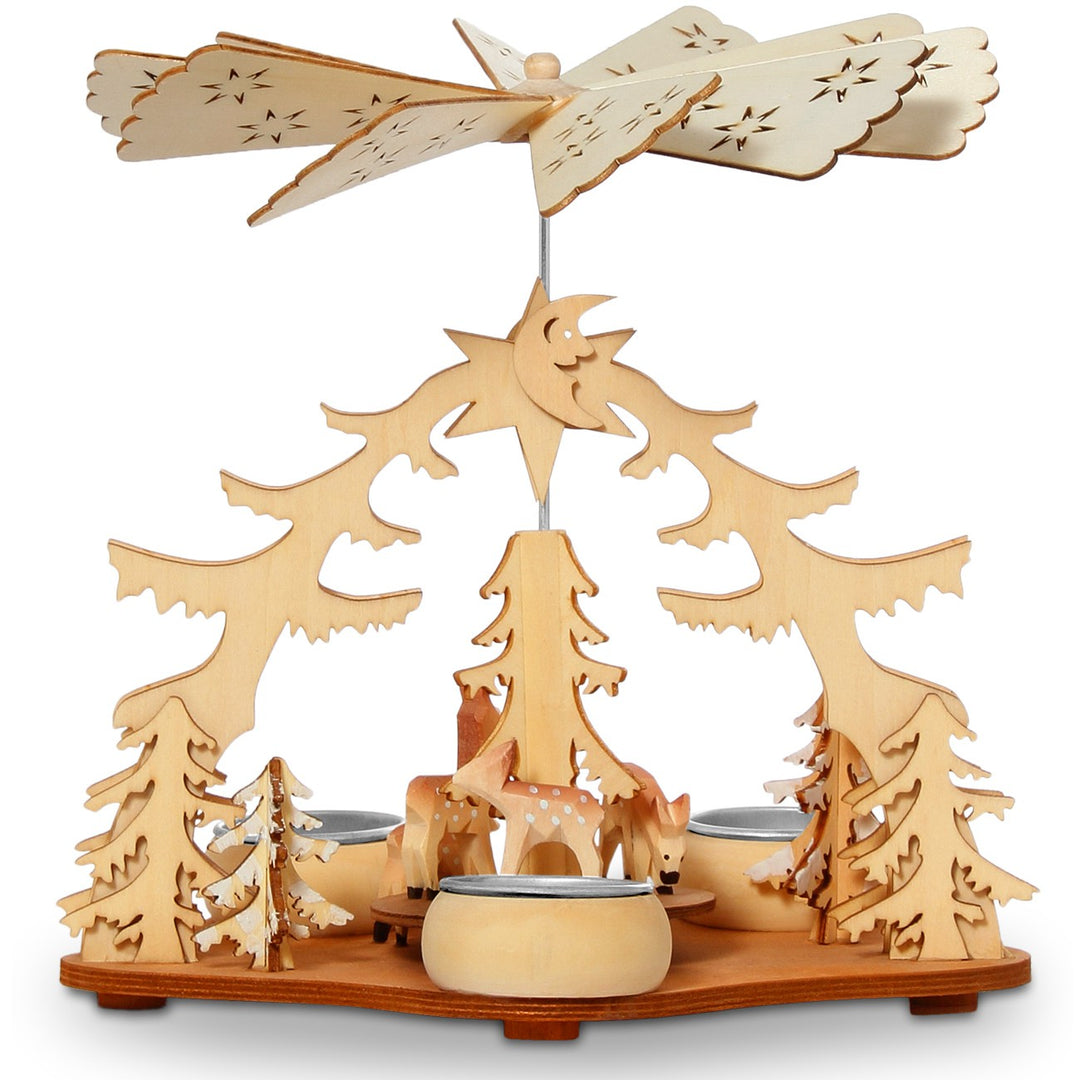 SIKORA P22 Holz Teelicht Weihnachtspyramide