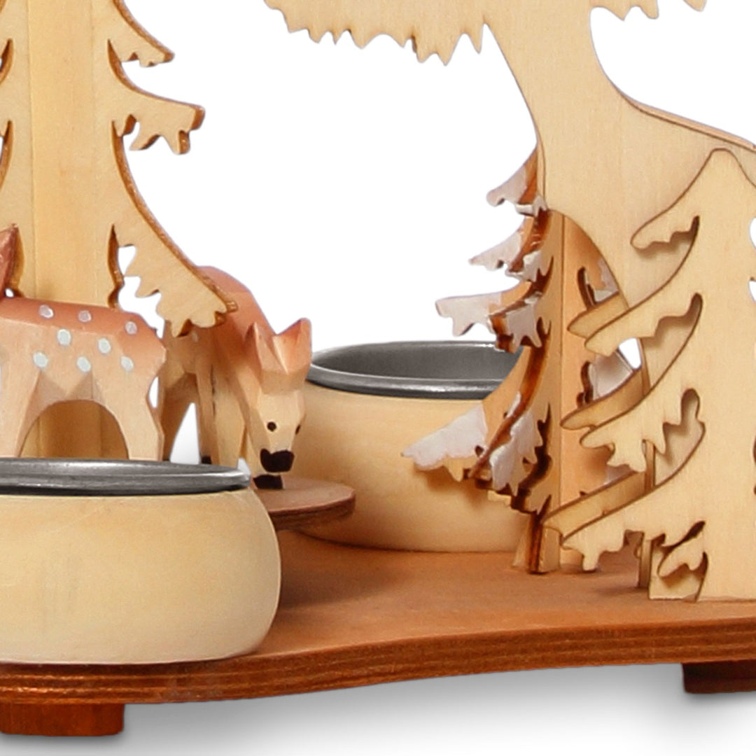 SIKORA P22 Holz Teelicht Weihnachtspyramide