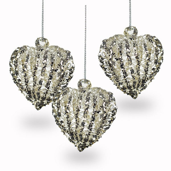 HERZ MIT GLITTER