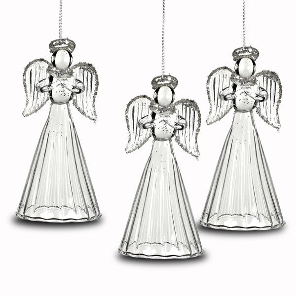 Puristische Glasengel 3er Set - No.250