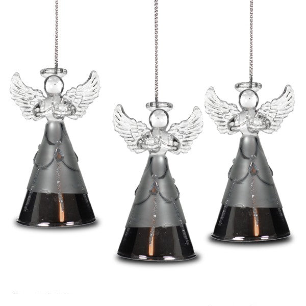 Engel mit Silberrock 3er Set