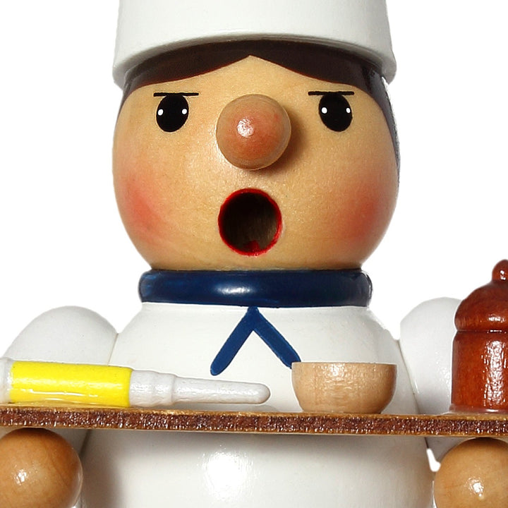 SIKORA Holz Räuchermännchen / Krankenschwester - H: 17cm