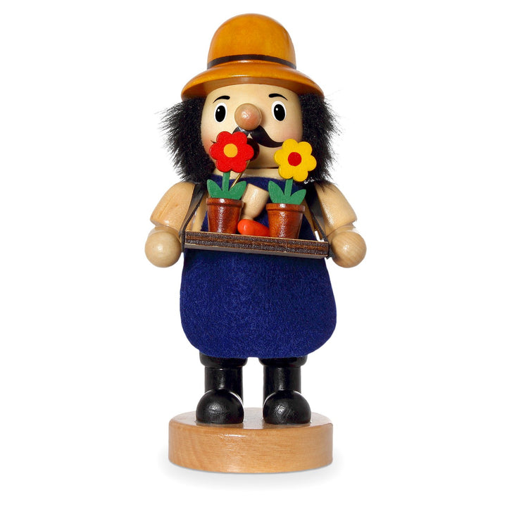 SIKORA Holz Räuchermännchen / Gärtner - H: 17cm
