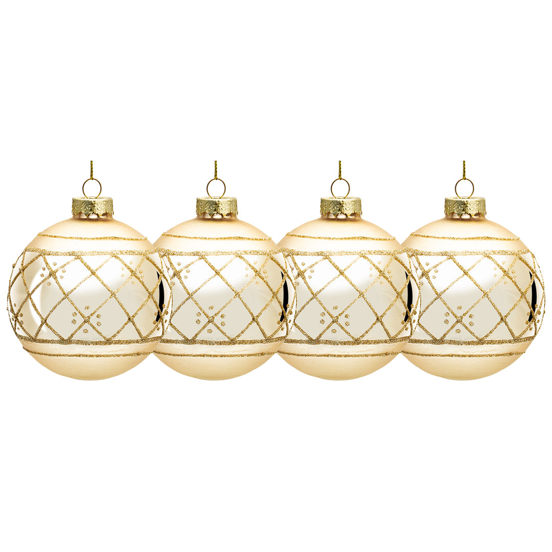 "Highlights" - champagner - 4er-Set