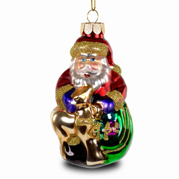 Weihnachtsmann mit Reh No.203