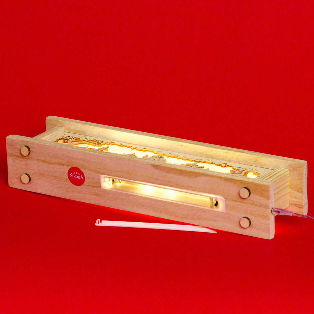 Schwibbogenbank beleuchtet No.20 - 57cm