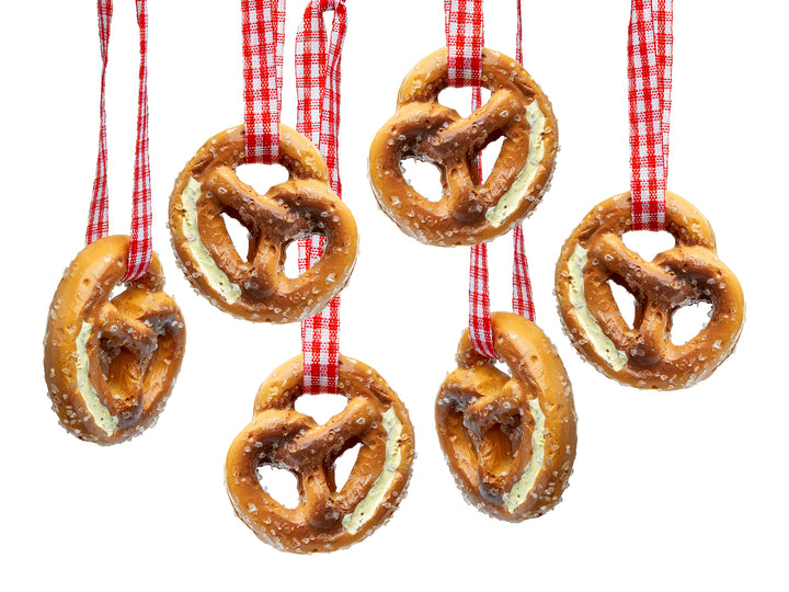 BS693 Brezel Ornamente 6er Set