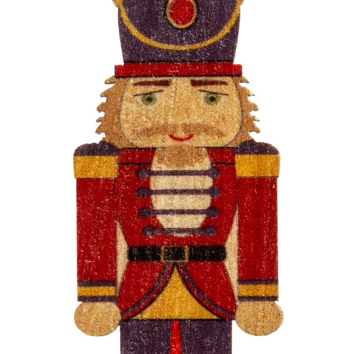 SIKORA BS697 Nussknacker Christbaumschmuck Holz Figur Weihnachtsbaum Anhänger 6er Set