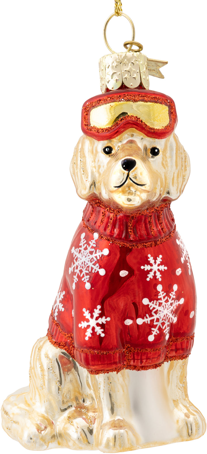 Golden Retriever mit Skibrille No.628