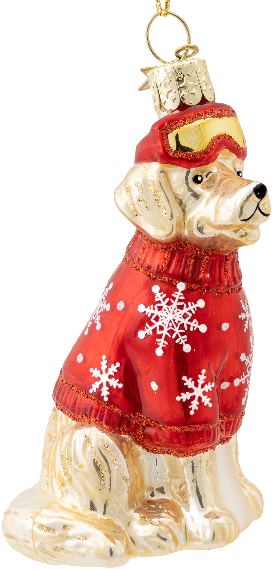 Golden Retriever mit Skibrille No.628