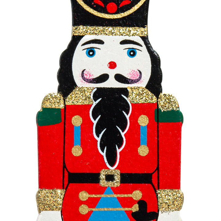 SIKORA BS699 Nussknacker Christbaumschmuck Holz Figur Weihnachtsbaum Anhänger 4er Set