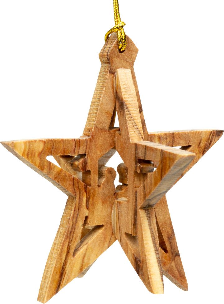 OH-SET1 3D-Ornamente Olivenholz