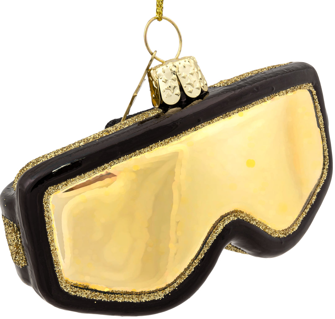 Skibrille schwarz gold No.645
