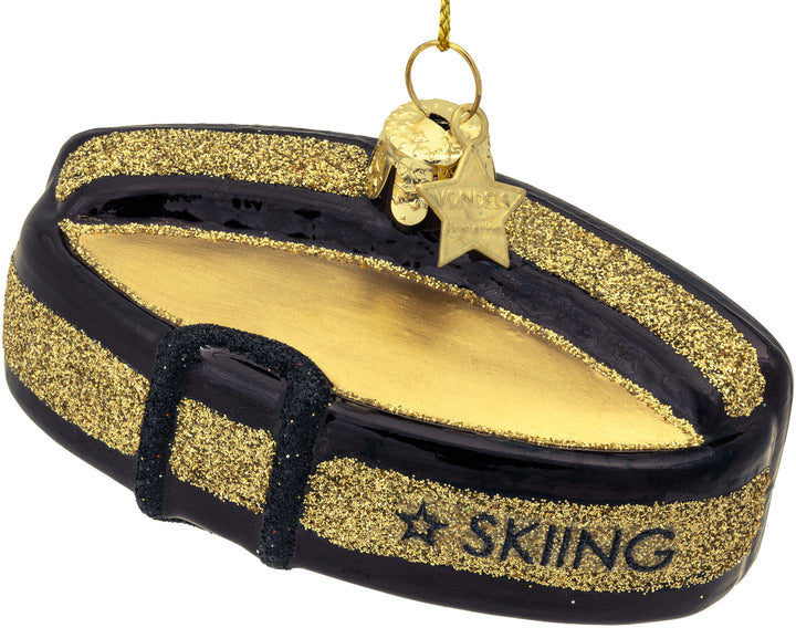 Skibrille schwarz gold No.645