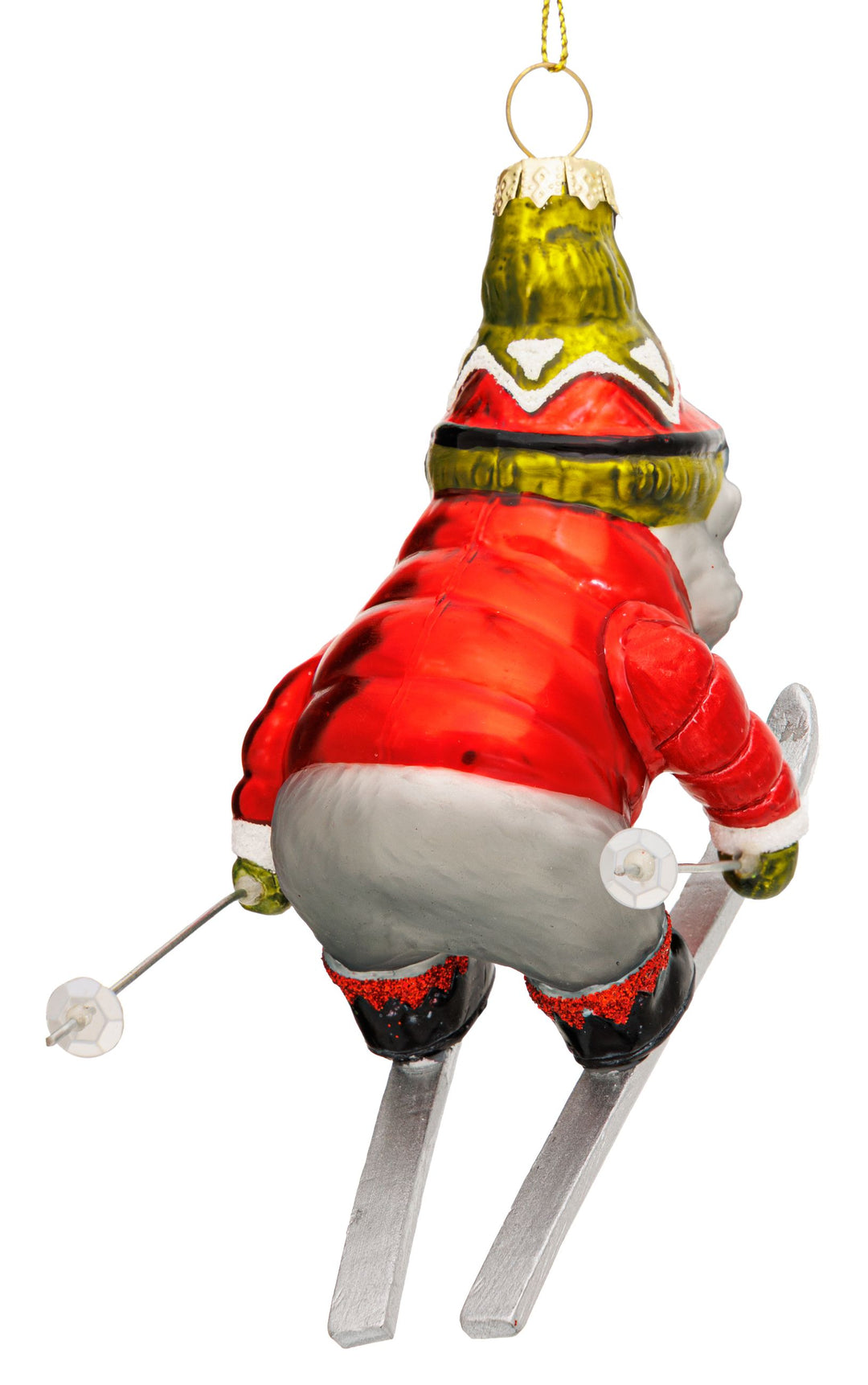 Waschbär auf Ski No.081