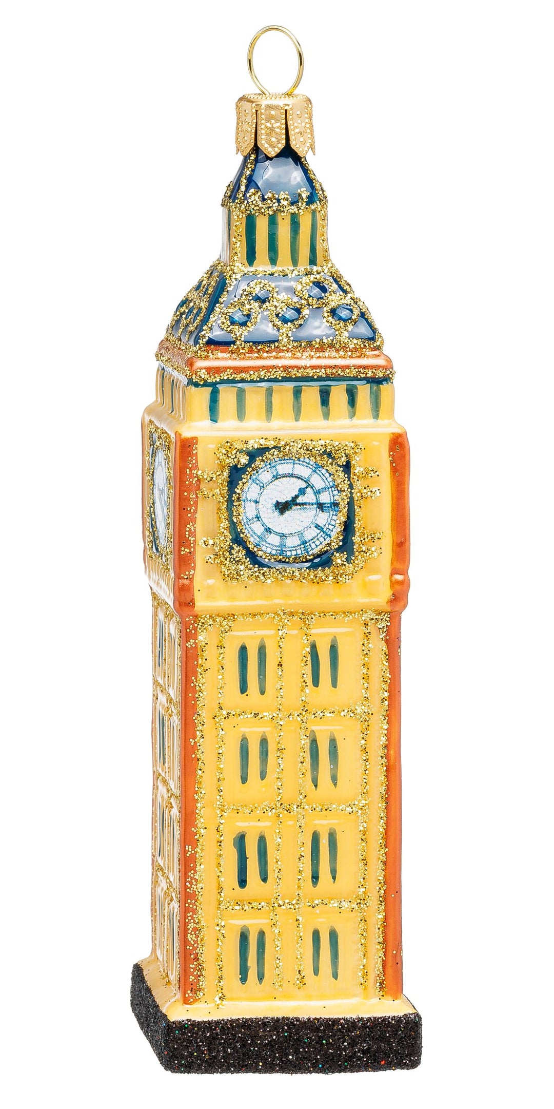 SIKORA Big Ben groß besondere Weihnachtskugel aus Glas London Souvenir Geschenk Christbaumschmuck Deko Weihnachten - Meisterstücke - BS1000