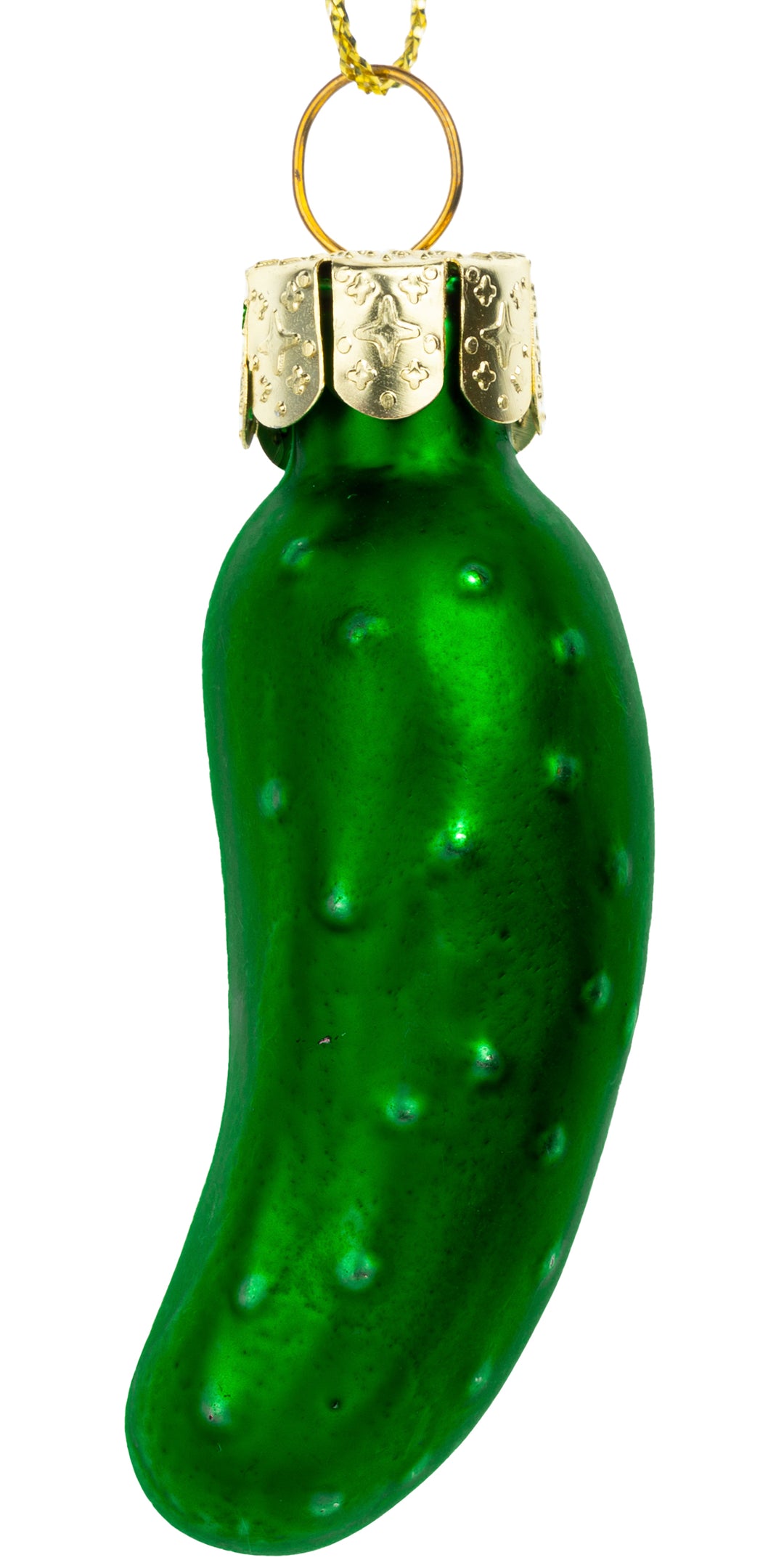 SIKORA BS227 Weihnachtsgurke Christbaumschmuck Glas Figur Weihnachtsbaum Anhänger