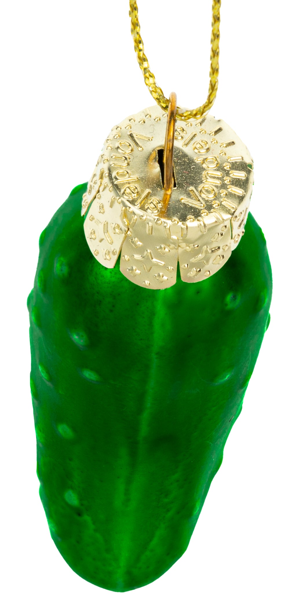 SIKORA BS227 Weihnachtsgurke Christbaumschmuck Glas Figur Weihnachtsbaum Anhänger