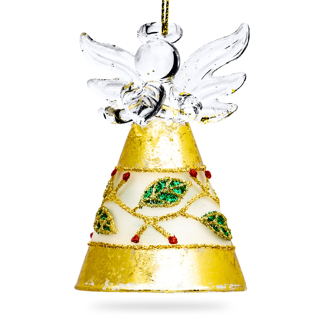 SIKORA BS344 Engel Christbaumschmuck Glas Figur Weihnachtsbaum Anhänger 3er Set