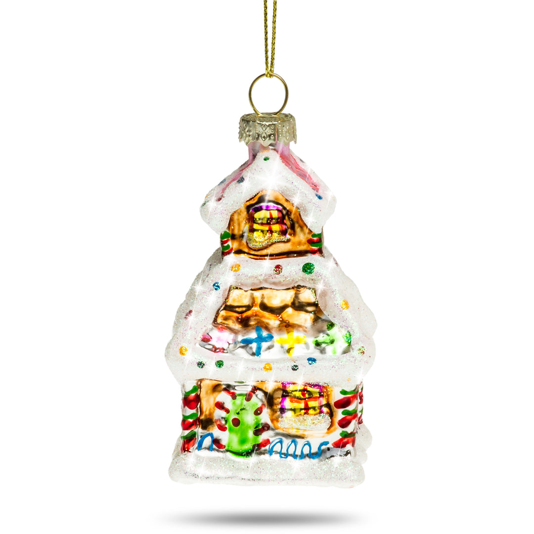 SIKORA besondere Weihnachtskugel Glas Christbaumschmuck Deko Figur Weihnachten Anhänger Ornament - Trend Line - BS443