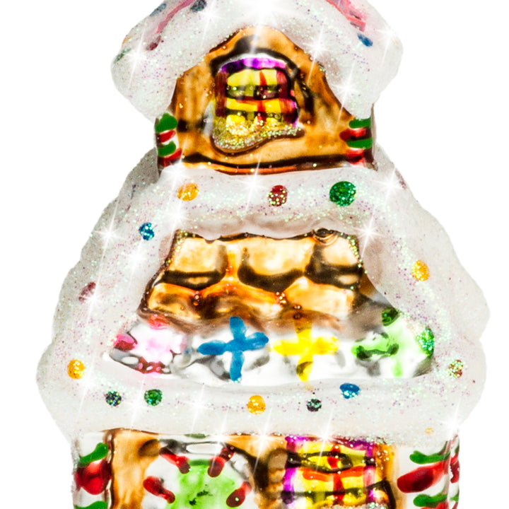 SIKORA besondere Weihnachtskugel Glas Christbaumschmuck Deko Figur Weihnachten Anhänger Ornament - Trend Line - BS443