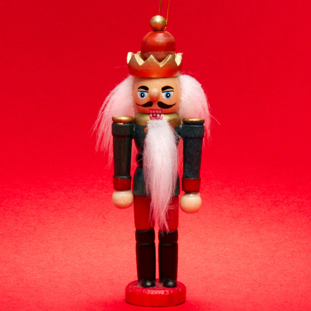 SIKORA BS407 Holz Christbaumschmuck Weihnachtsbaum Anhänger MINI NUßKNACKER 6er Set