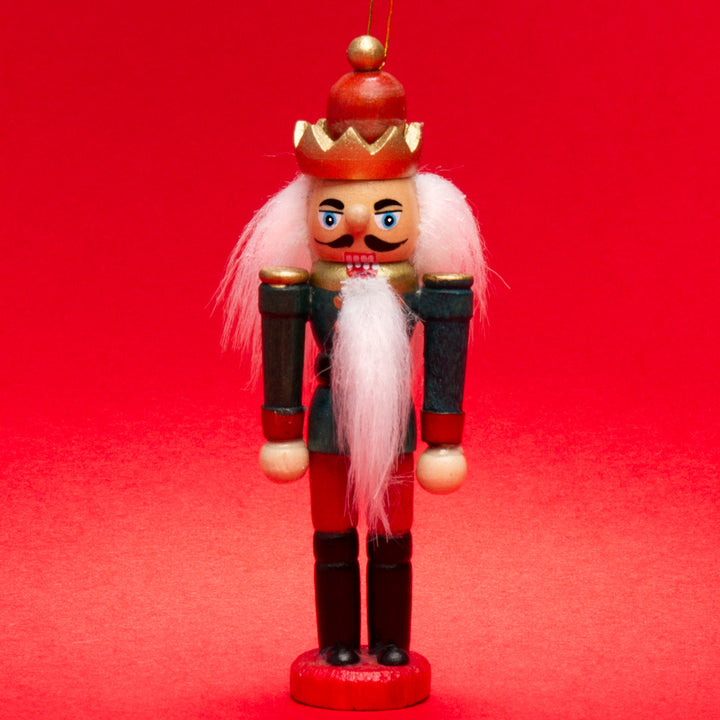 SIKORA BS407 Holz Christbaumschmuck Weihnachtsbaum Anhänger MINI NUßKNACKER 6er Set