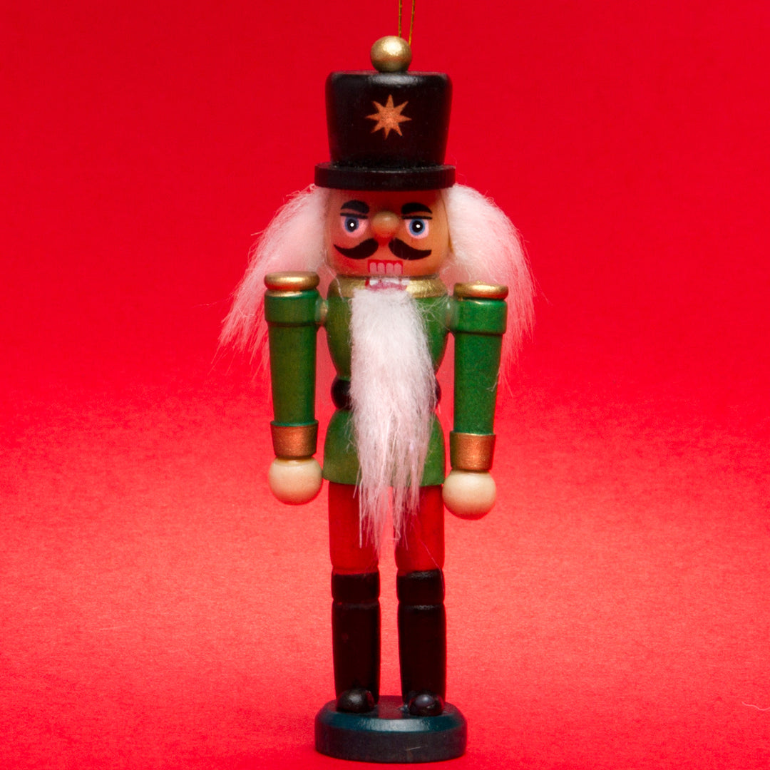 SIKORA BS407 Holz Christbaumschmuck Weihnachtsbaum Anhänger MINI NUßKNACKER 6er Set