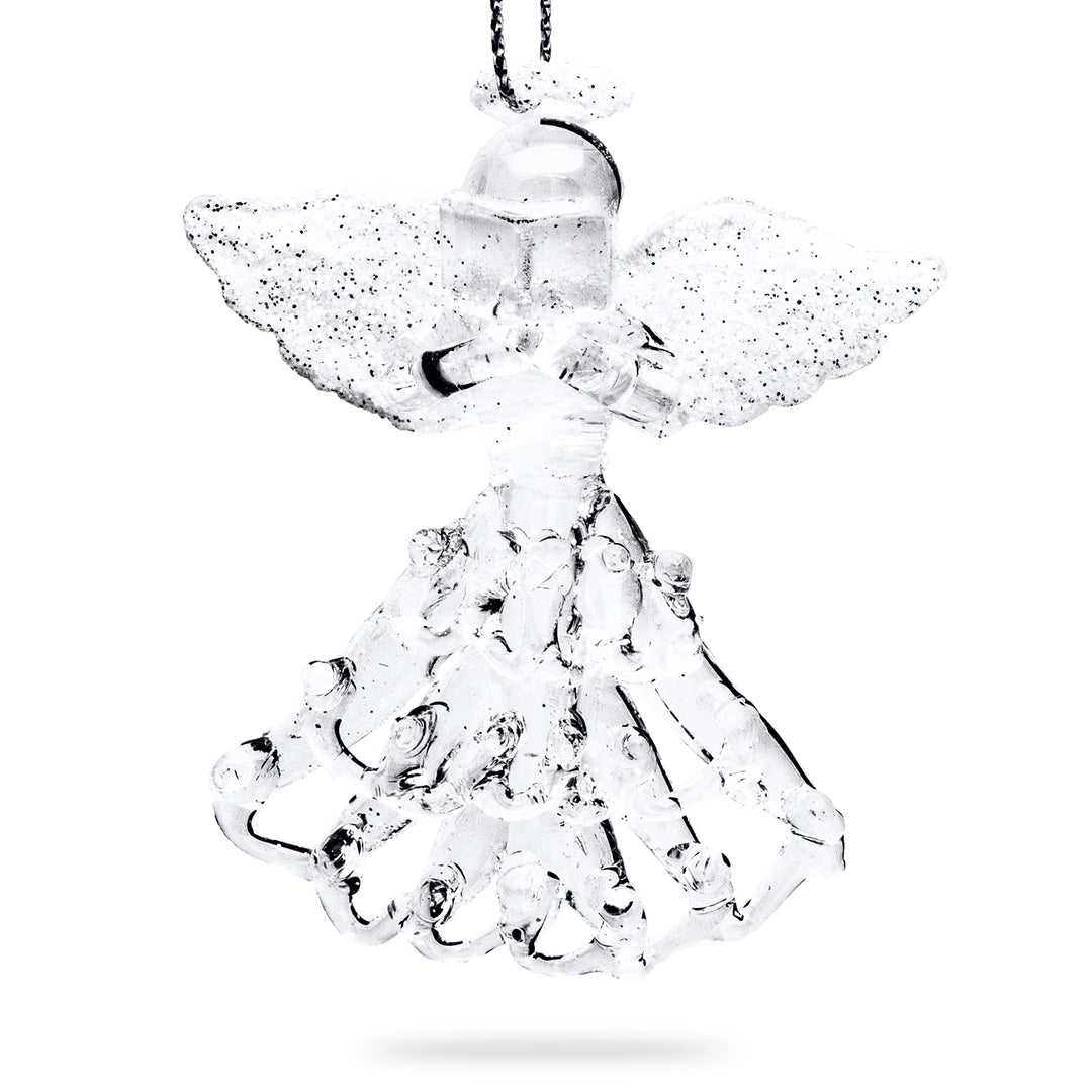 SIKORA BS454 Engel Christbaumschmuck Glas Figur Weihnachtsbaum Anhänger 3er Set