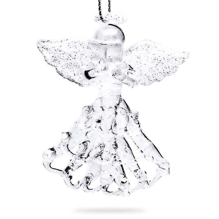 SIKORA BS454 Engel Christbaumschmuck Glas Figur Weihnachtsbaum Anhänger 3er Set