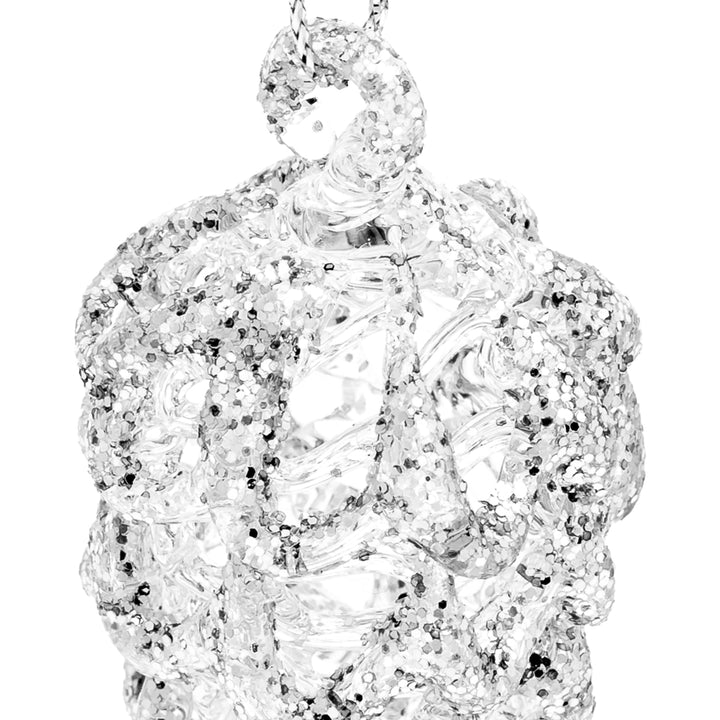 SIKORA BS615 Glas Tannenzapfen Christbaumschmuck Glas Figur Weihnachtsbaum Anhänger 3er Set