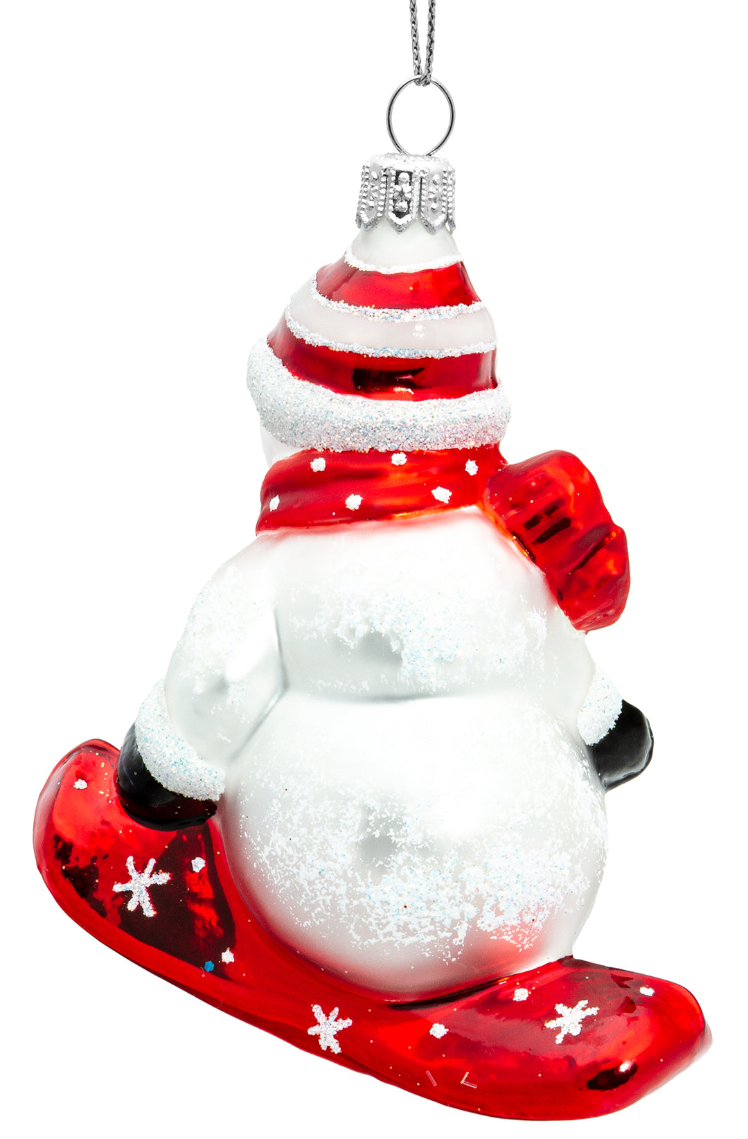 Schneemann mit Snowboard No.714