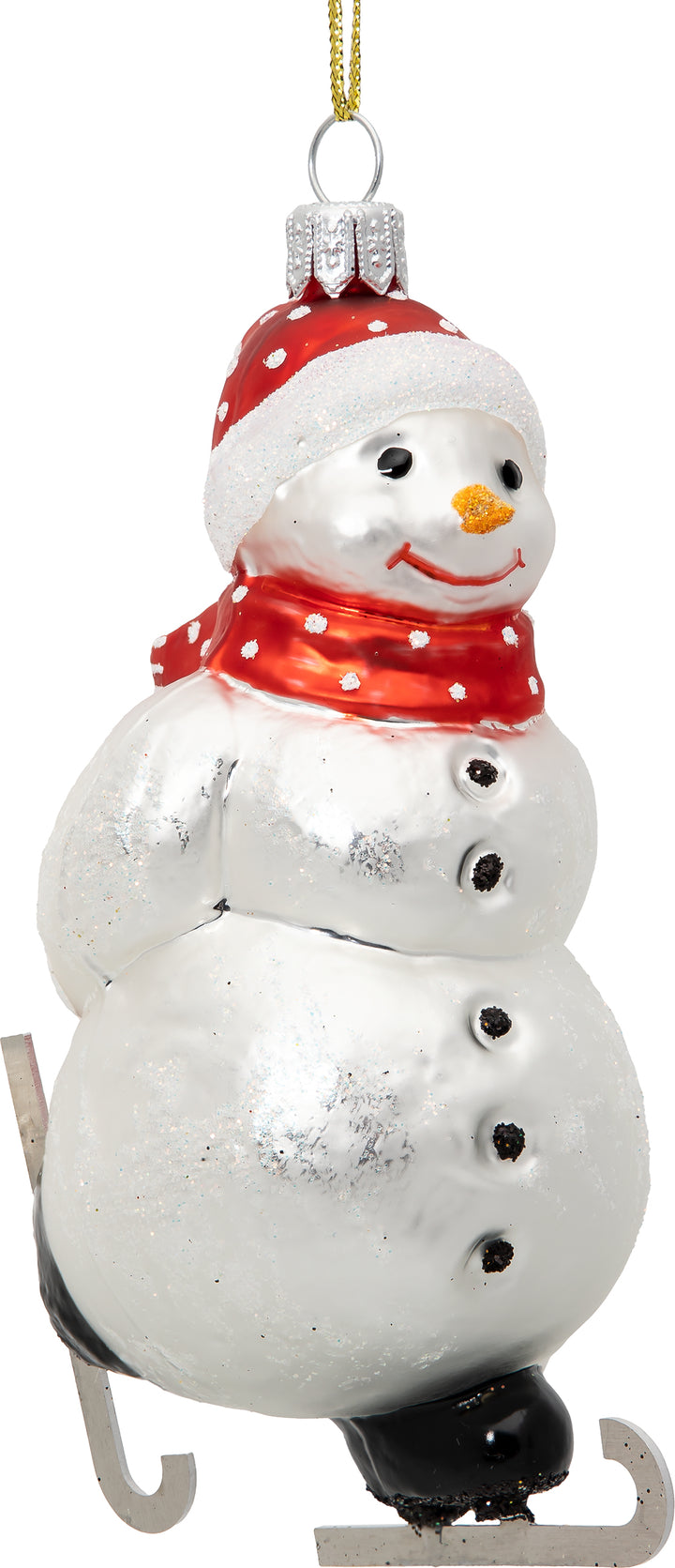 Schneemann auf Schlittschuhen No.749
