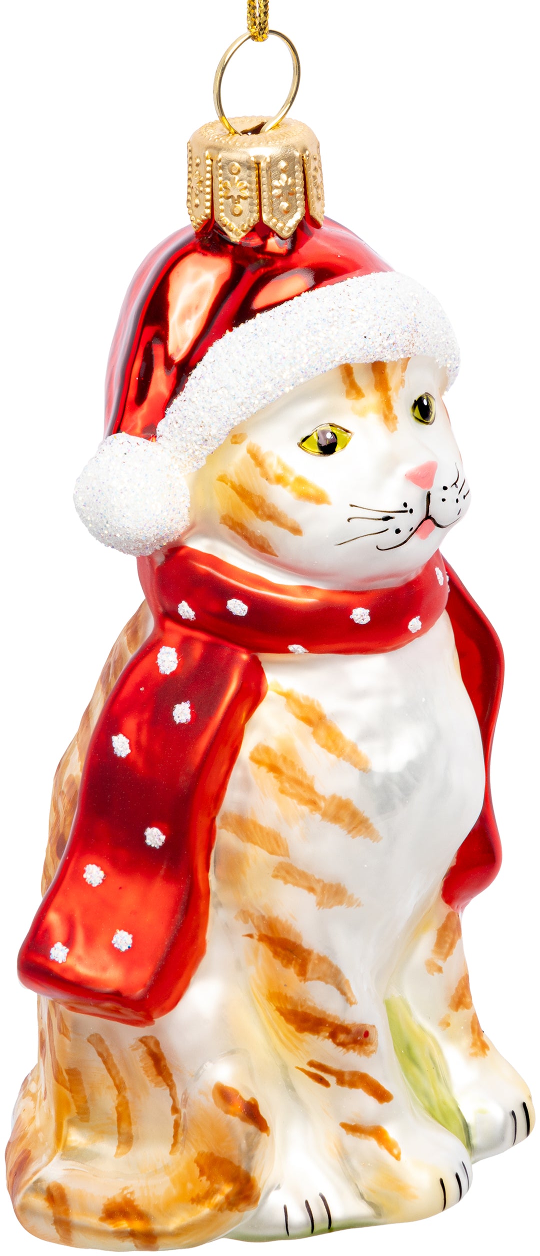 Katze mit Weihnachtsmütze No.734