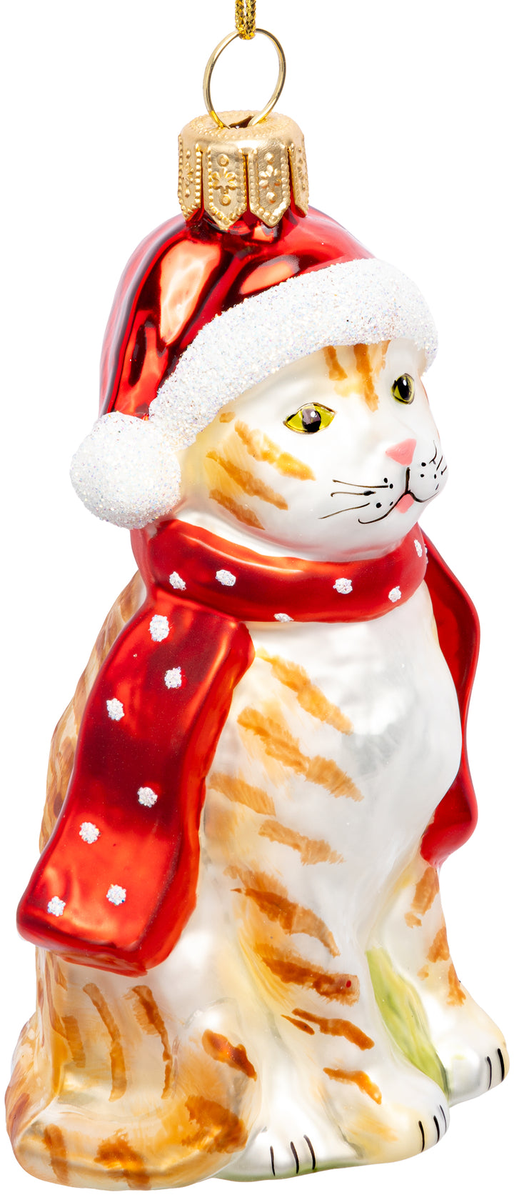Katze mit Weihnachtsmütze No.734