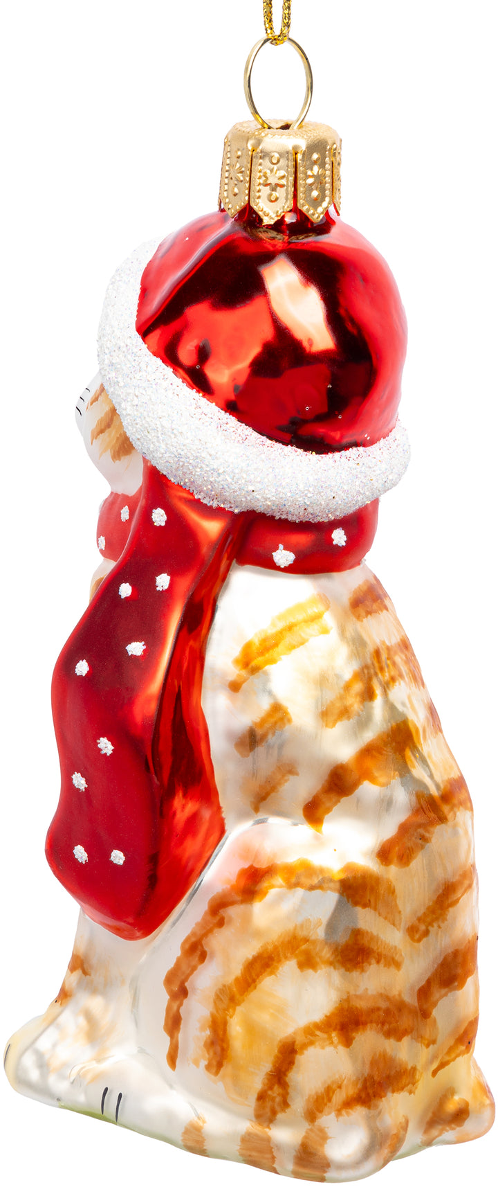 Katze mit Weihnachtsmütze No.734