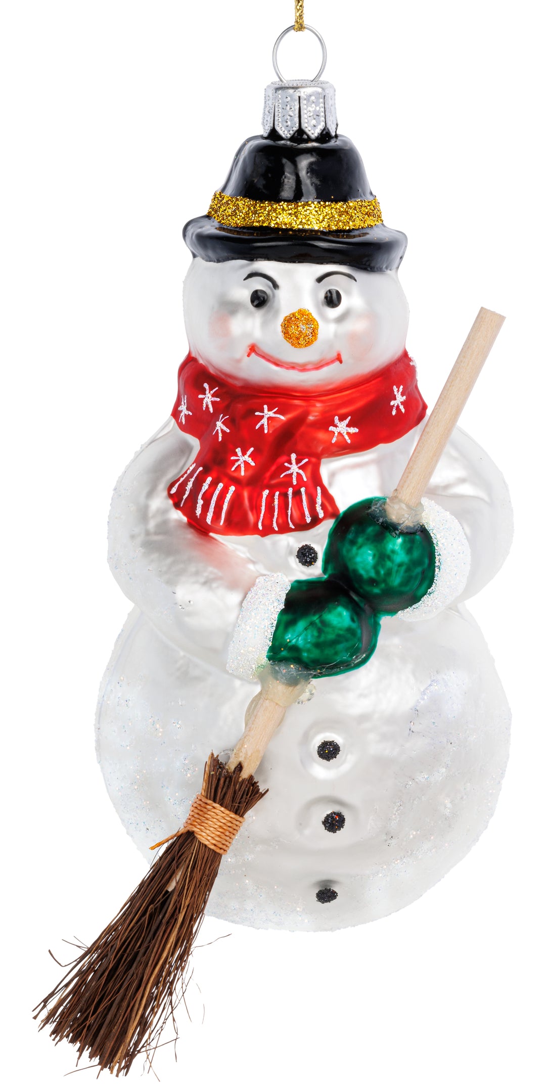 Schneemann mit Besen No.780