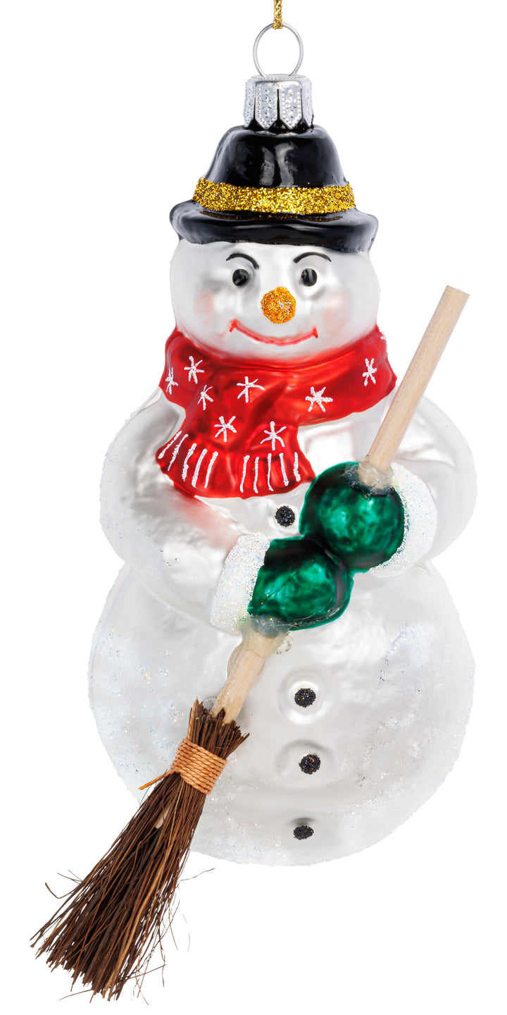 Schneemann mit Besen No.780