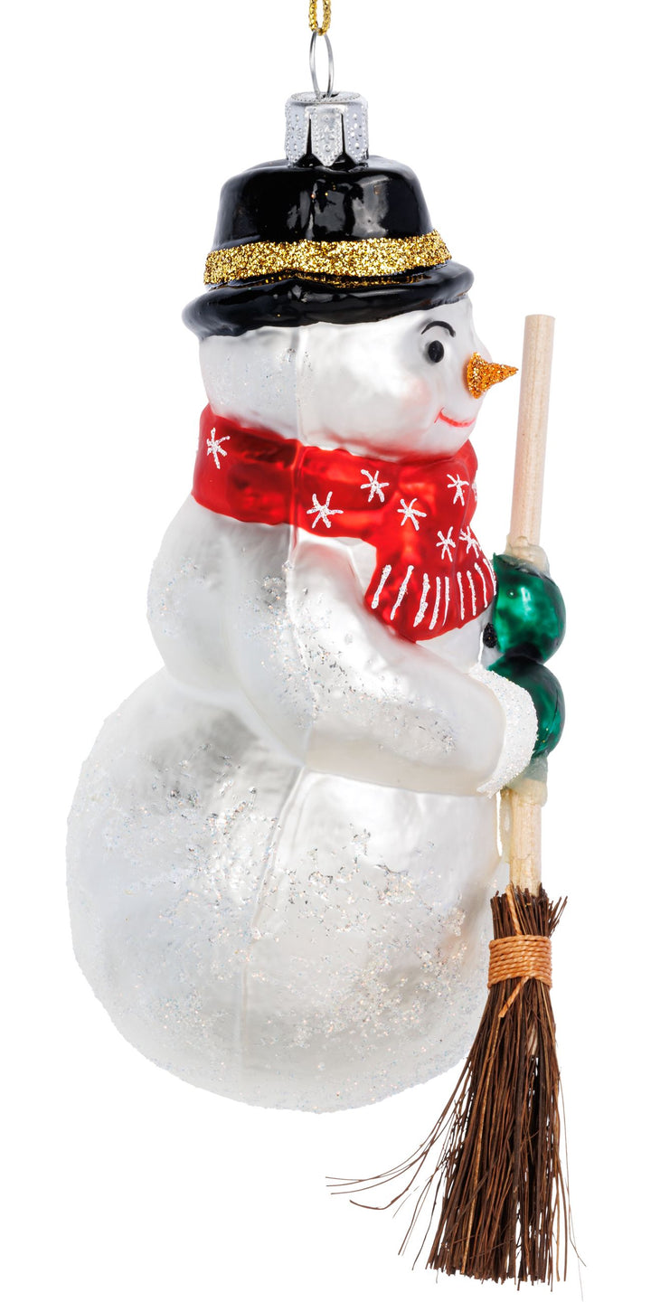 Schneemann mit Besen No.780