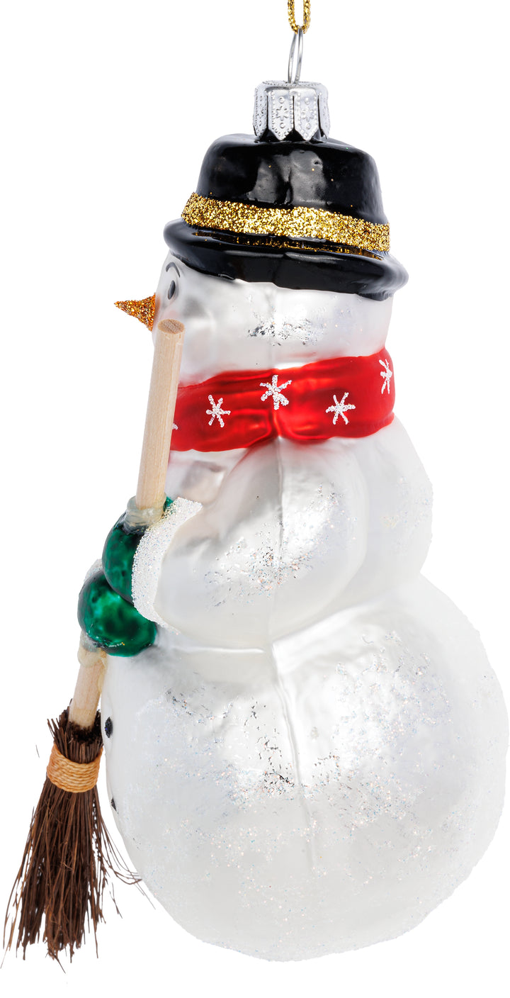 Schneemann mit Besen No.780