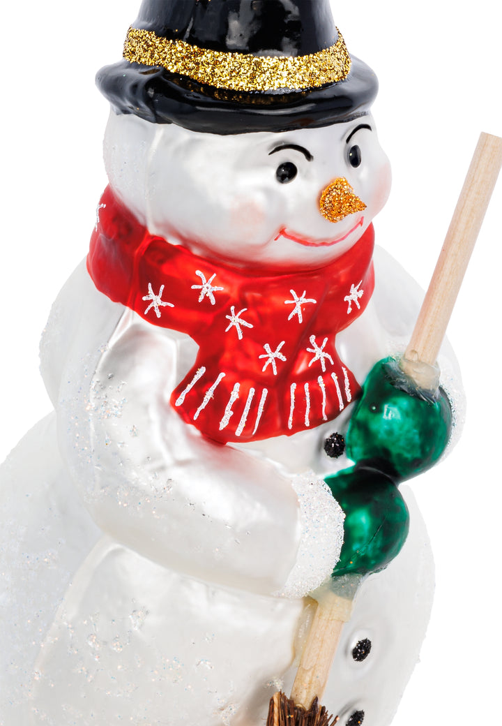 Schneemann mit Besen No.780