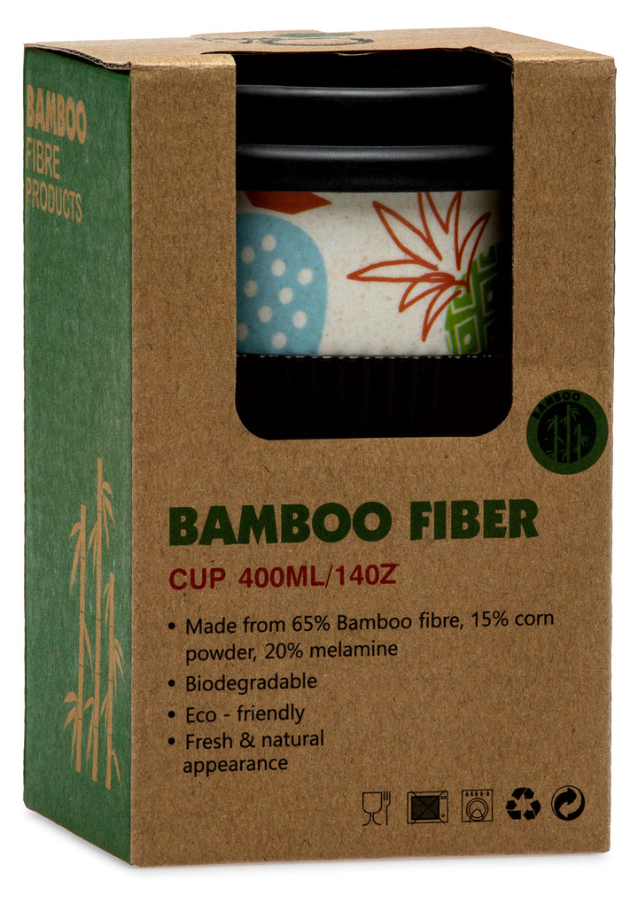 SIKORA CUP3 Coffee to Go Becher 400ml aus nachhaltiger Bambusfaser