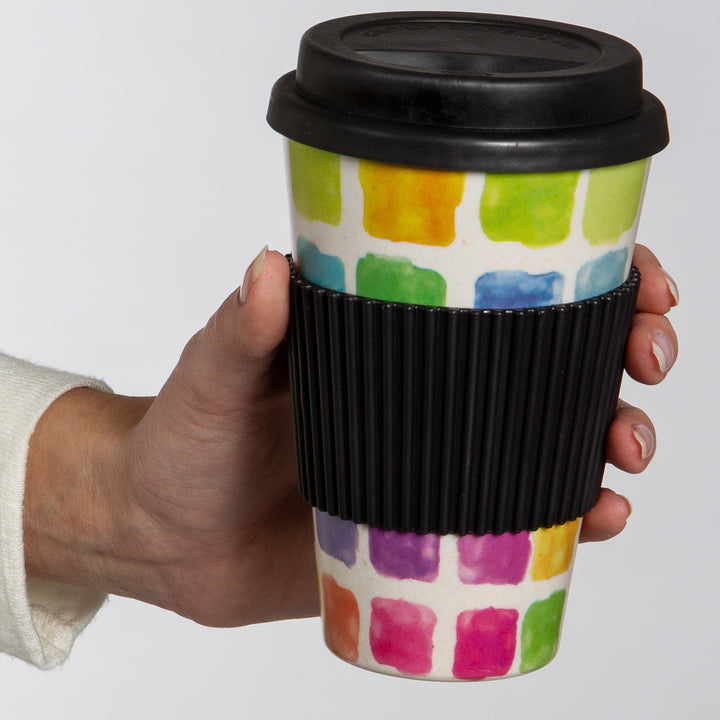 SIKORA CUP3 Coffee to Go Becher 400ml aus nachhaltiger Bambusfaser